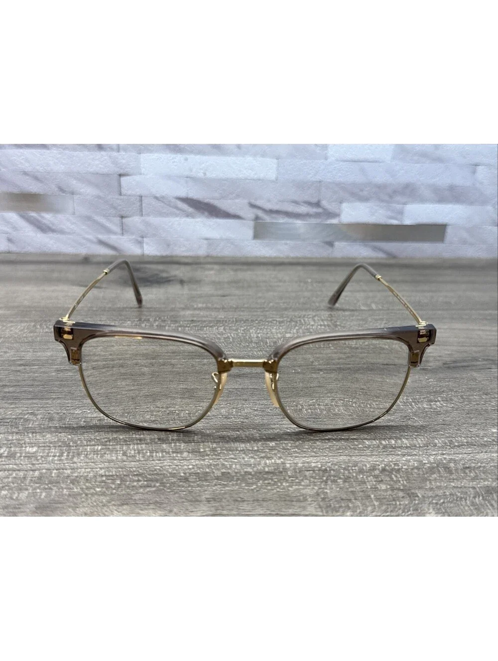 Ray Ban RB7216 New Clubmaster Eyeglasses Frames 8471 Gold 51[]20-145